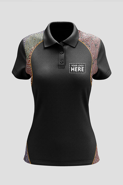 (Custom) Our Many Tribes UPF50+ Bamboo (Classic) Women's Fitted Polo Shirt