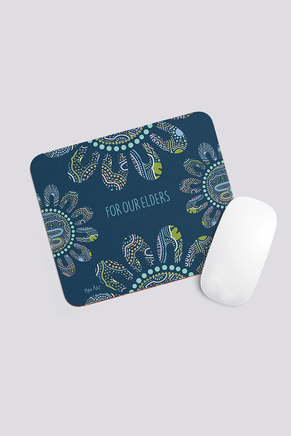 Connection Through Generations (Blue) Mouse Pad