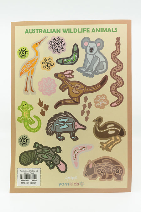 Australian Wildlife A4 Sticker Pack (3 Pack)
