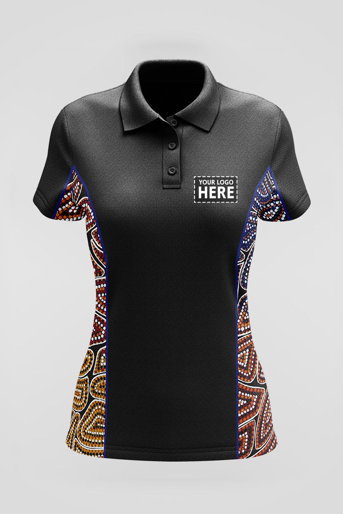 (Custom) Our Many Tribes UPF50+ Bamboo (Simpson) Women's Fitted Polo Shirt