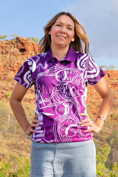 Healing Spirits UPF50+ Women's Fitted Polo Shirt