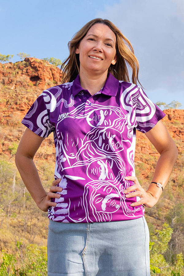 Healing Spirits UPF50+ Women's Fitted Polo Shirt
