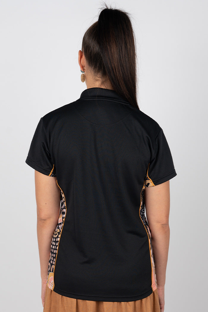 The Path They Have Laid UPF50+ Bamboo (Simpson) Women's Fitted Polo Shirt