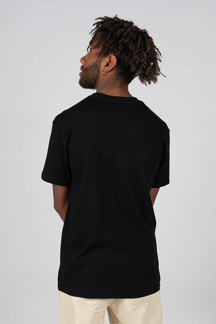 A Woman's Connection Black Cotton Crew Neck Unisex T-Shirt