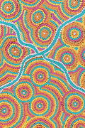 Aboriginal Art Bath Sand Free-Nguru Yurntuma-wana Beach Towel-Yarn Marketplace