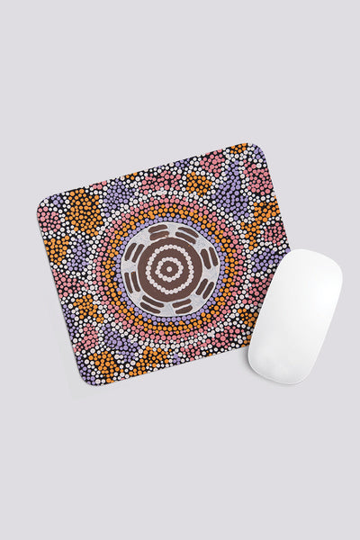 Aboriginal Art Office Supplies Stationery-Pamapardu Mouse Pad-Yarn Marketplace
