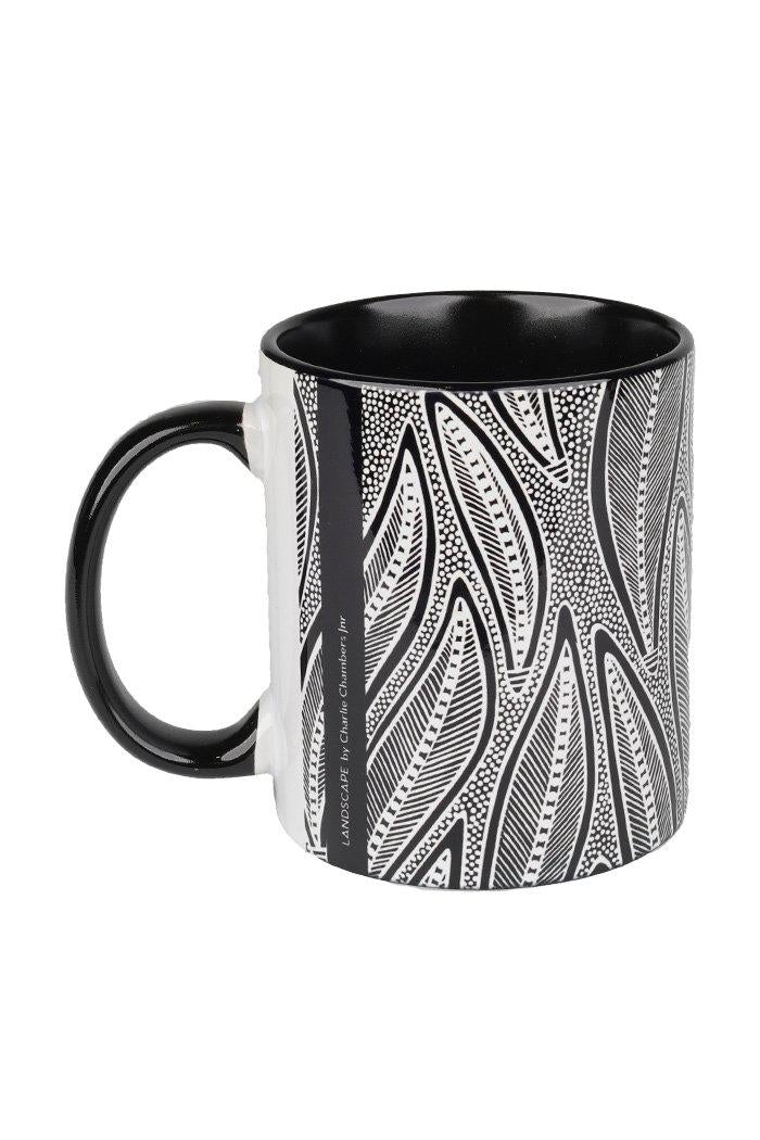 Aboriginal Art Kitchen Warehouse-Landscape Ceramic Coffee Mug-Yarn Marketplace