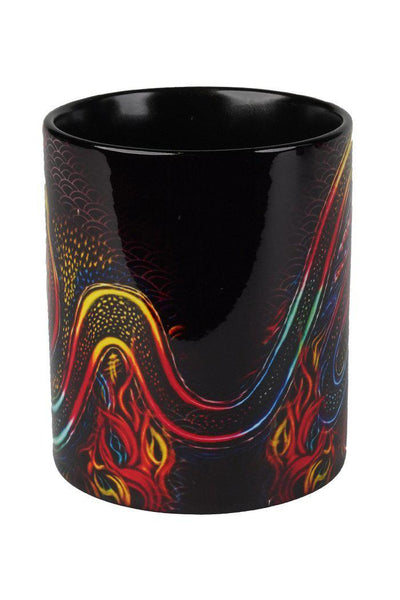 Aboriginal Art Kitchen Warehouse-Rainbow Serpent OG Ceramic Coffee Mug-Yarn Marketplace