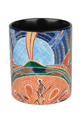 Aboriginal Art Kitchen Warehouse-Charlie Chambers Ceramic Coffee Mug Collection (6 Pack)-Yarn Marketplace