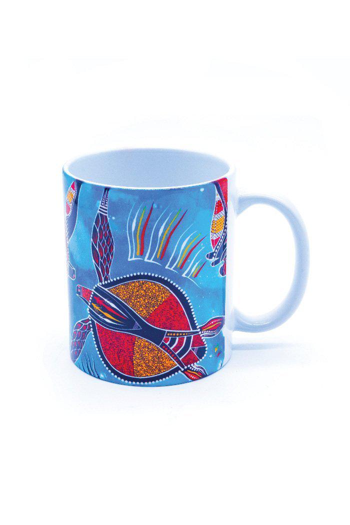 Aboriginal Art Kitchen Warehouse-Robert Levi Ceramic Coffee Mug Collection (6 Pack)-Yarn Marketplace