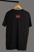 Aboriginal Art Clothing-Vintage Strong & Proud Classic Black Cotton Crew Neck Unisex T-Shirt-Yarn Marketplace
