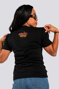 Aboriginal Art Clothing-Vintage Wedgetail Classic Black Cotton Crew Neck Unisex T-Shirt-Yarn Marketplace