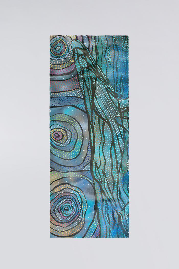 Aboriginal Art Scarves-Yalingbila Balgany Rectangle Chiffon Scarf-Yarn Marketplace