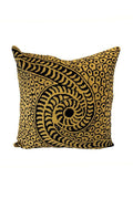 Aboriginal Art Home Decor-Burke Wool Cushion Cover (Swirl) 40x40 cm-Yarn Marketplace