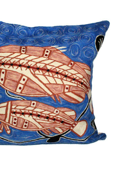 Aboriginal Art Home Decor-Nagurrgurrba Wool Cushion Cover 51x51 cm-Yarn Marketplace