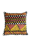 Aboriginal Art Home Decor-Puruntatameri Wool Cushion Cover 30x30 cm-Yarn Marketplace