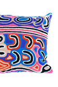 Aboriginal Art Home Decor-Watson Wool Cushion Cover 40x40 cm-Yarn Marketplace