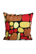 Aboriginal Art Home Decor-Zimran Wool Cushion Cover 40x40 cm-Yarn Marketplace