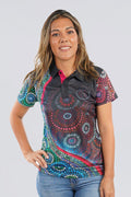 Salt Meets Earth Women's Fitted Polo and Mug Bundle