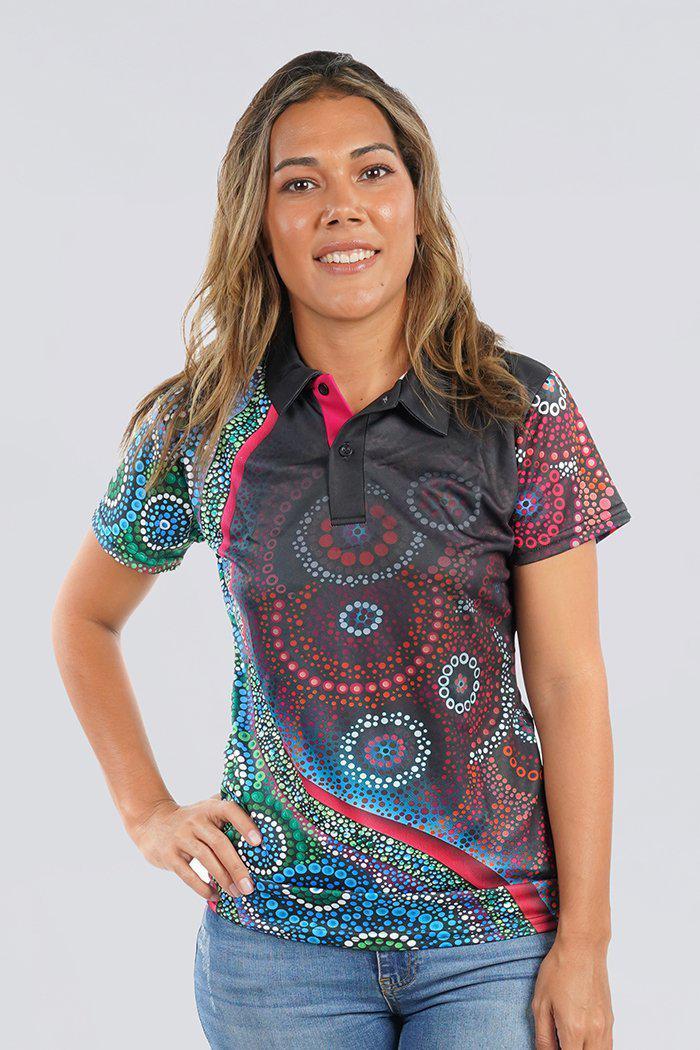 Salt Meets Earth Women's Fitted Polo and Mug Bundle