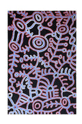 Aboriginal Art Au Online-Hudson Wool Floor Rug Purple 3x5ft (91 x 152cm)-Yarn Marketplace