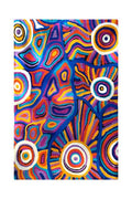 Aboriginal Art Au Online-Martin Wool Floor Rug 2x3ft (61x91cm)-Yarn Marketplace