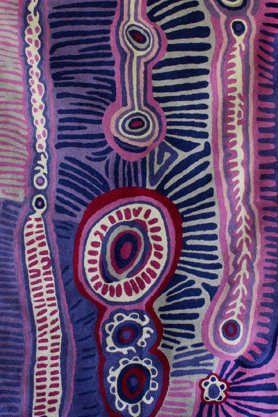 Aboriginal Art Au Online-Morris Wool Floor Rug 4x6ft (122x183cm)-Yarn Marketplace
