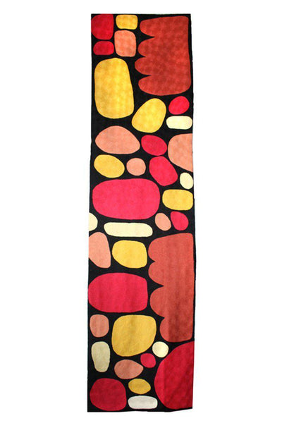 Aboriginal Art Au Online-Zimran Wool Floor Runner Rug 76 x 304 cm-Yarn Marketplace