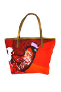Barnes Tote Bag Leather Trimmed (Rooster)-Bags-Yarn Marketplace