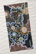 Two Worlds Beach Towel