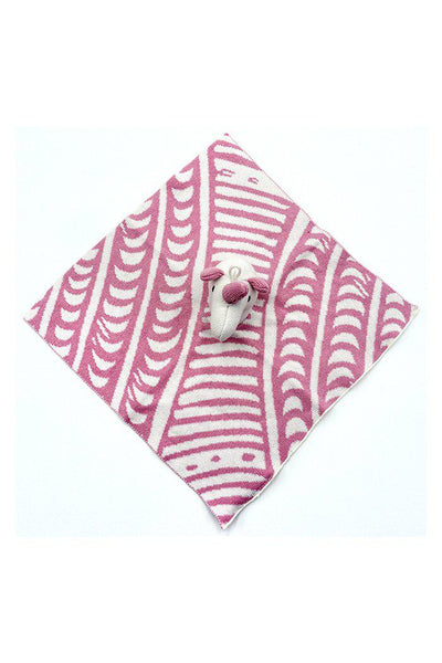 Aboriginal Art Clothing-Burke Pink Baby Snuggle Toy-Yarn Marketplace