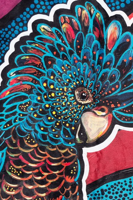 Cockatoo Firebird Beach Towel