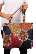 Aboriginal Art Clothing-Community Unity Lifestyle Bag-Yarn Marketplace