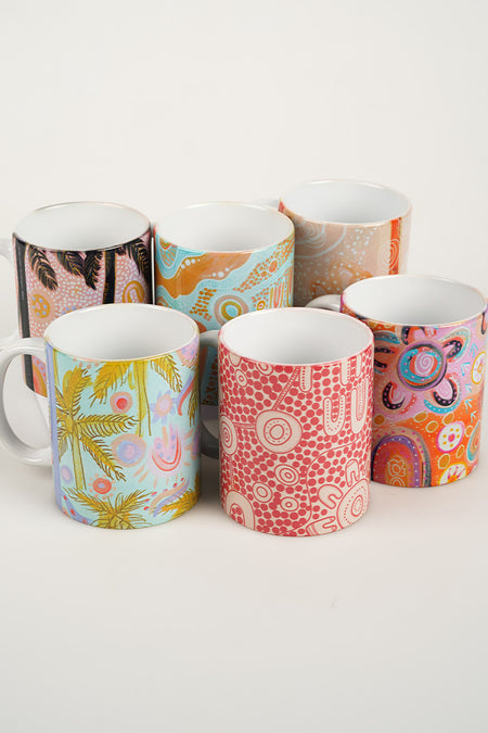 Sheri Skele Ceramic Coffee Mug Collection (6 Pack)