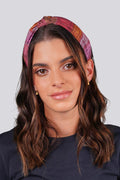 Aboriginal Art Headwear-Warlu Hair Set - Turquoise & Red-Yarn Marketplace