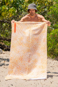 Family Reefing Beach Towel