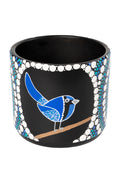 William - Blue Wren Handpainted Pot