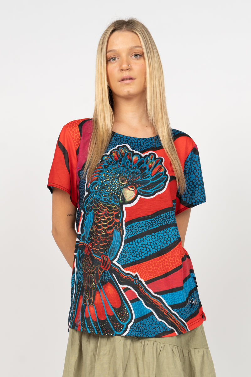 Cockatoo Firebird Women's Fashion Top
