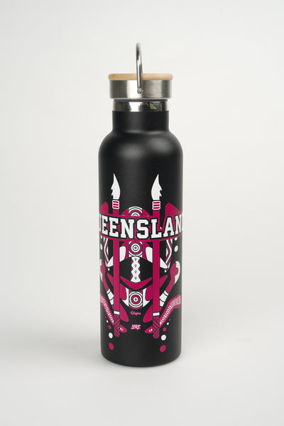 QLD Tribute Stainless Steel Water Bottle