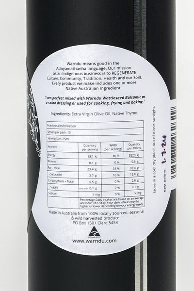 Native Thyme Olive Oil (250mL)