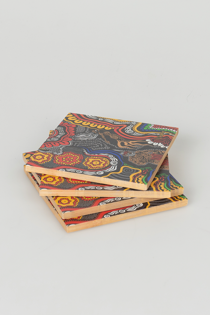 Wisdom Of Our Elders Bamboo Coaster Set (4 Pack)