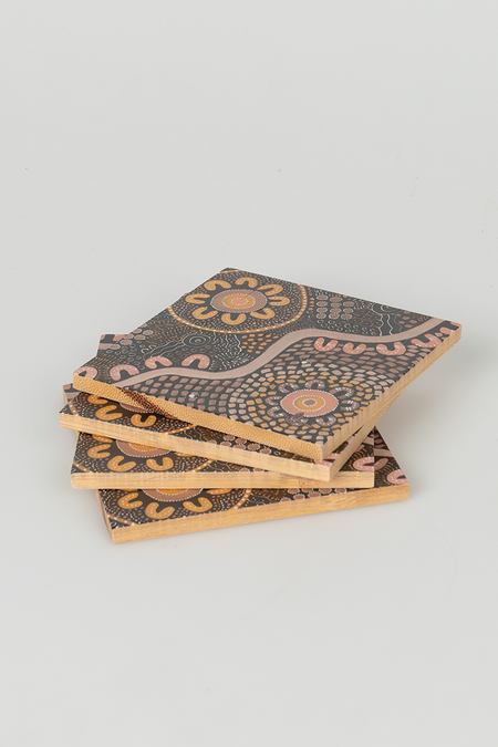 The Path They Have Laid Bamboo Coaster Set (4 Pack)