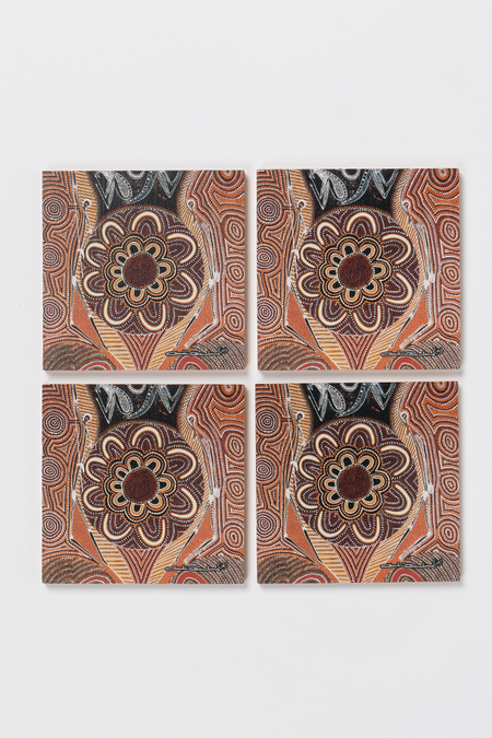 Respecting Our Elders Bamboo Coaster Set (4 Pack)