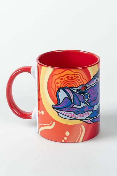 Red Dusk Barra Ceramic Coffee Mug