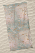 Garru Wandyu Gilaa (Magpie, Crow, Galah) Beach Towel