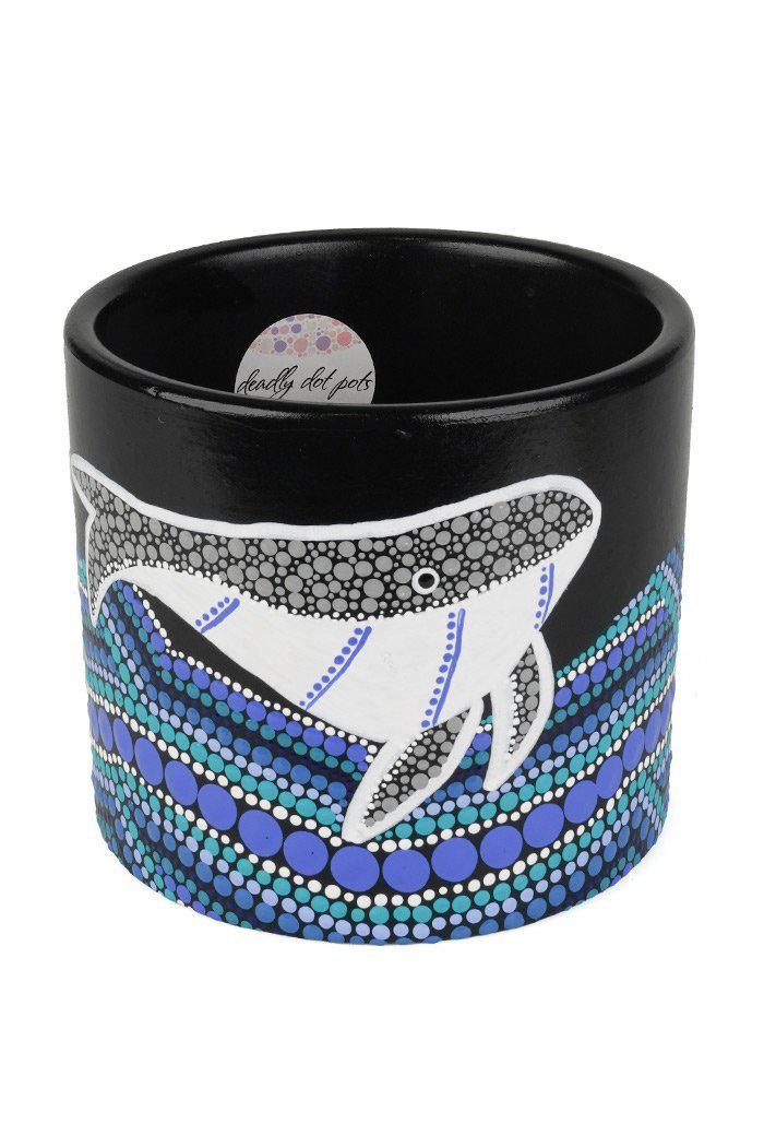 Gawura- Whale Handpainted Pot-Homewares-Yarn Marketplace