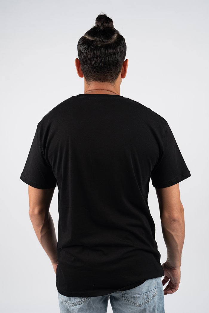 Goorlil (Turtle) Black Cotton Crew Neck Unisex T-Shirt