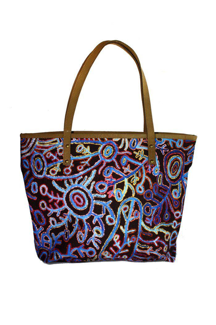 Hudson Tote Bag Leather Trimmed-Bags-Yarn Marketplace
