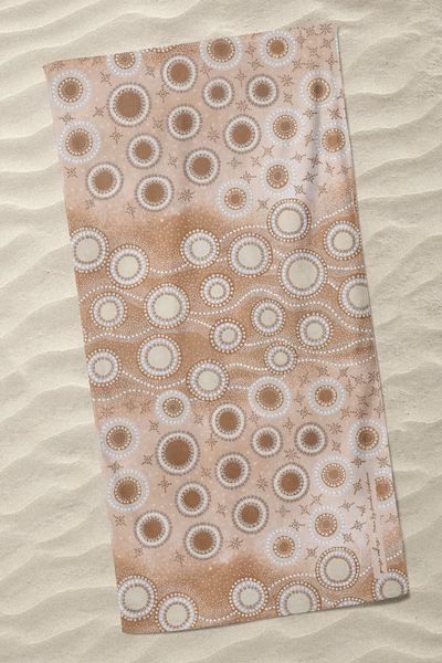 Miima (Stars) Beach Towel