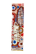 Aboriginal Art Kitchen Warehouse-Morris Table Runner - Wool Chainstitch (Brown)-Yarn Marketplace